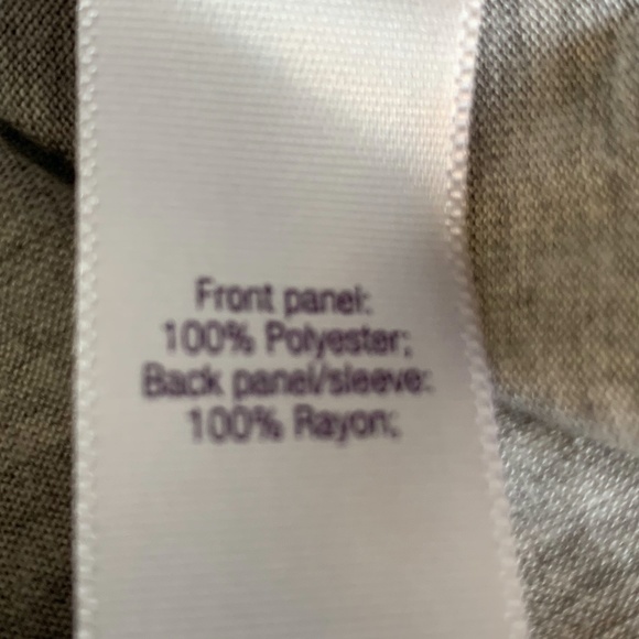 JENNIFER LOPEZ SILVER & GRAY DRESSY. SS TEE SIZE LARGE - Picture 5 of 6